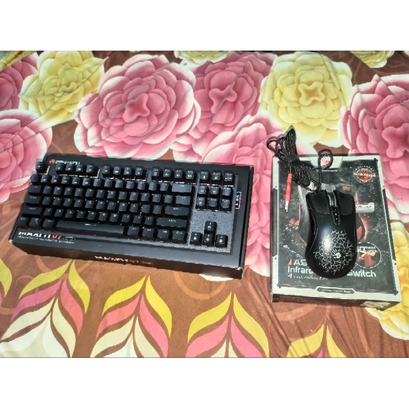 Mouse Bloody A90 & Keyboard Fantech Maxfit87 Mk856