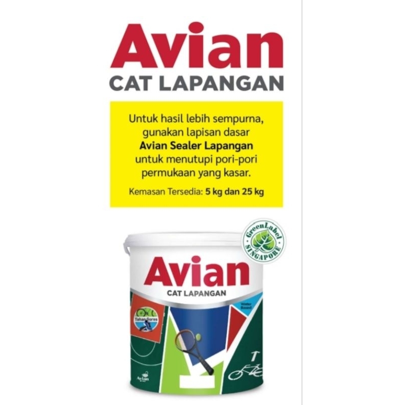 Cat Lapangan Avian 5kg