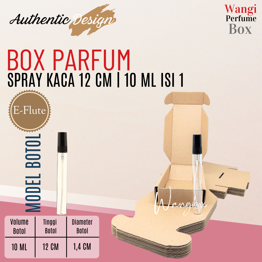 

Wangibox Box Parfum Khusus SPRAY KACA 12CM 10ML ISI 1 E-Flute