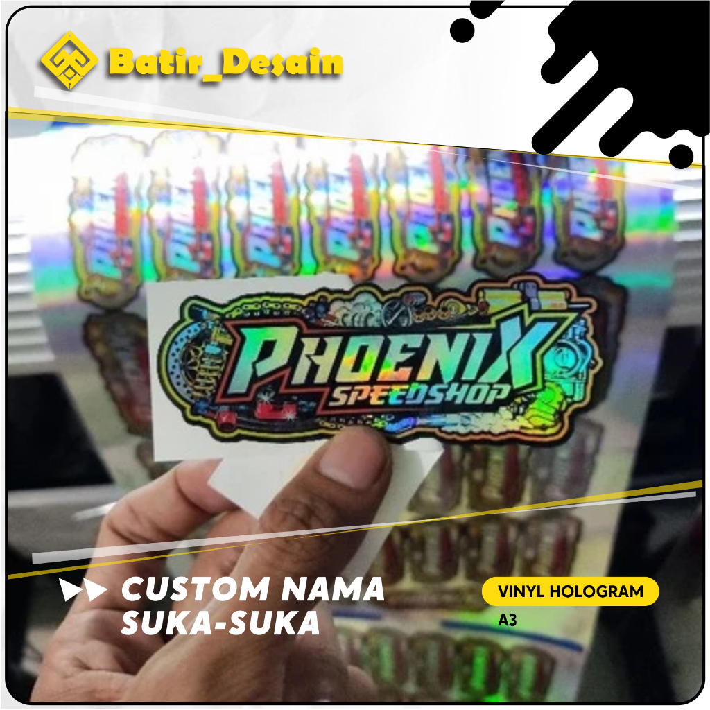 

CETAK STIKER HOLOGRAM A3+ BEBAS GAMBAR / BEBAS REQUEST SESUKA HATI MURAH VOL1