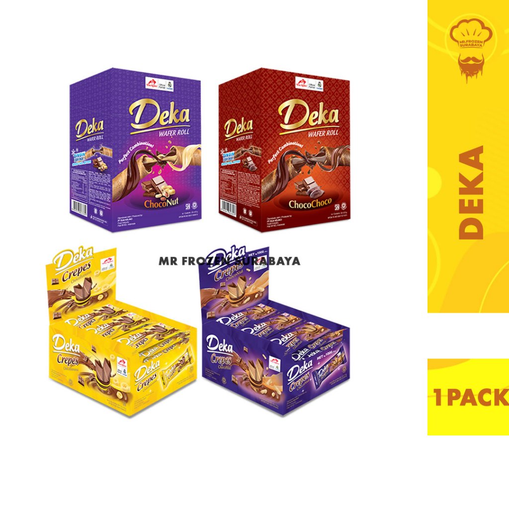 

DEKA - Wafer Roll Deka Crepes 1 Box FREE BUBLE WRAP