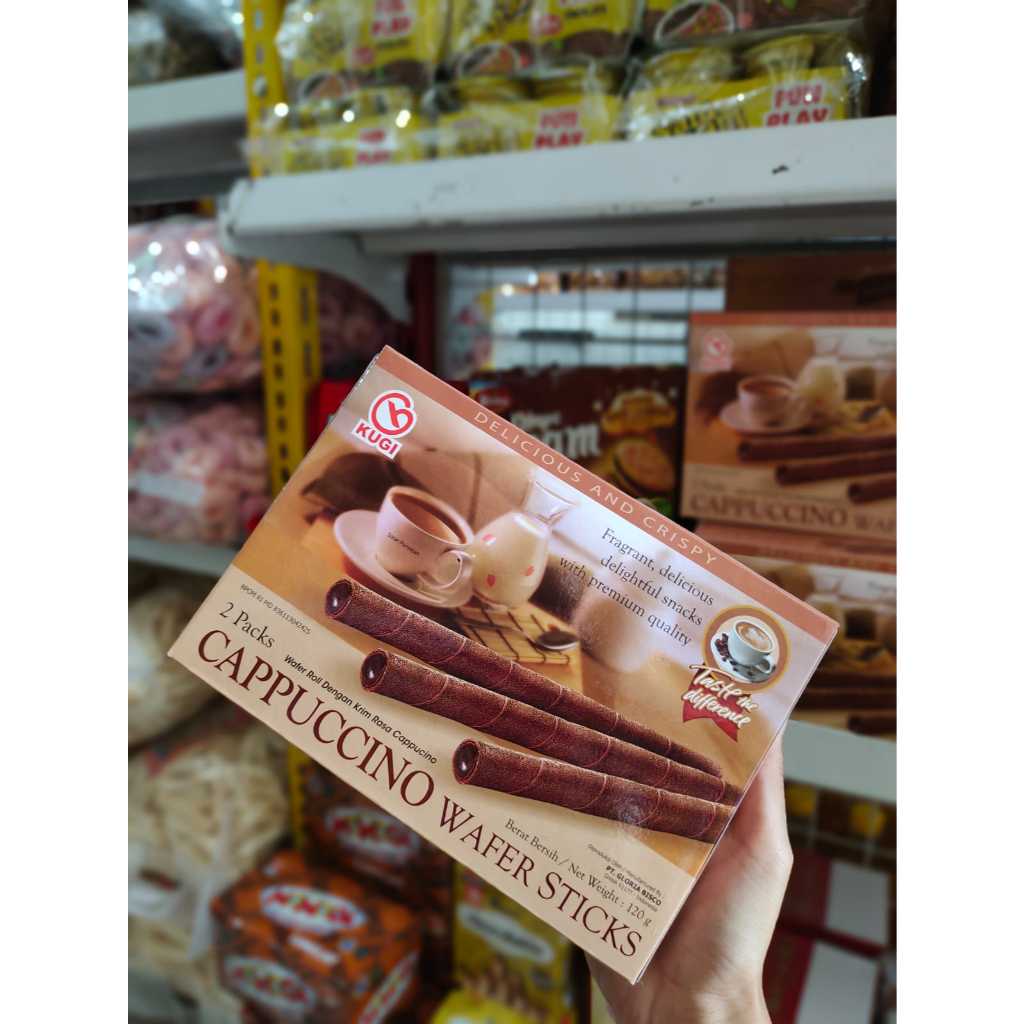 

Kugi Wafer Stick Cappucino 120g