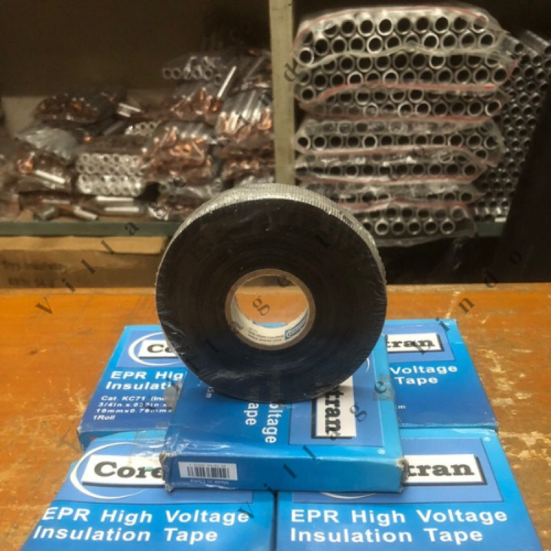 Isolasi Listrik Rubber Tape Coretran Tahan Air Isolasi Tarik