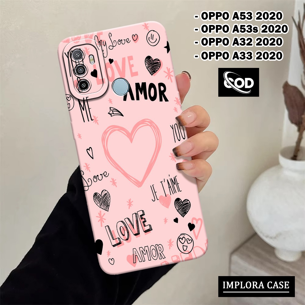 Case Oppo A53 / A53s / A32 / A33 2020 Case AESTHETIC IMPLORA CASE Casing Oppo A53 / A53s / A32 / A33