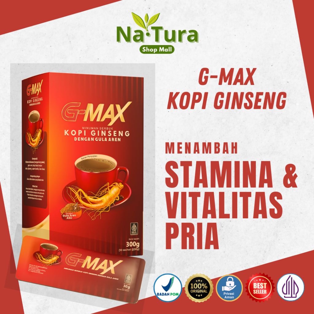 

KOPI GMAX MINUMAN STAMINA PRIA TAHAN LAMA & ATASI DISFUNGSI-EREKSI ORIGINAL 100% EXTRA GINSENG