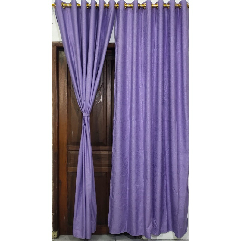 BISA COD GORDEN POLOS LILAC WARNA UNGU MUDA  RING MURAH KORDEN MOTIF GORDYN PINTU HORDENG MINIMALIS 