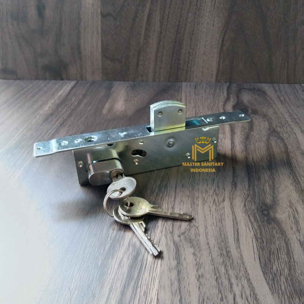 Body Kunci Pintu aluminium - Model Lurus