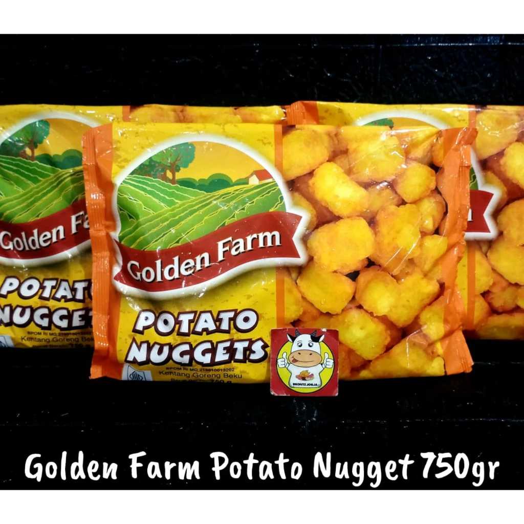 

GOLDEN FARM POTATO NUGGET 750GR-FROZEN FOOD-BRONTZ JOGJA