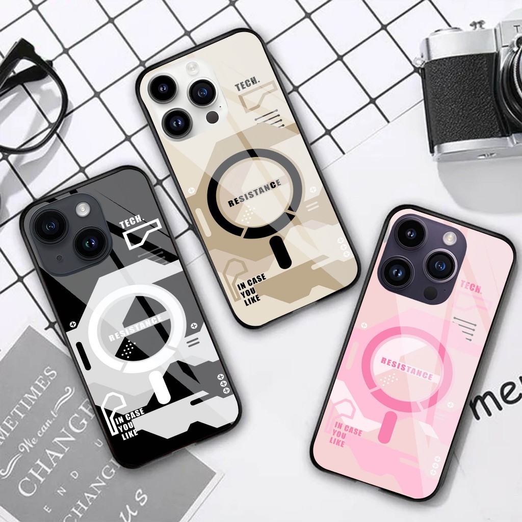 Softcase Glass Kaca | Case Kaca | Casing Kaca | ALL TYPE IPHONE [ S115 ].