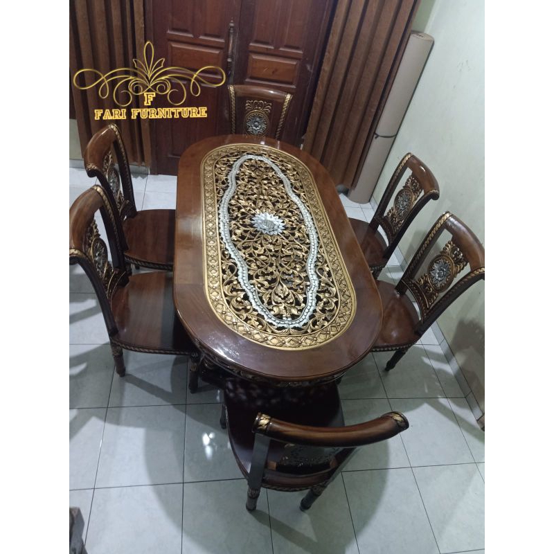 Kursi Meja Makan Salina Furniture Jepara