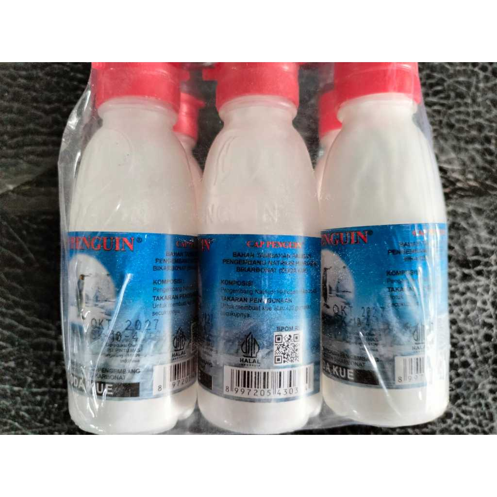 

1 Pack (6 Botol) - Soda Kue Cap Penguin