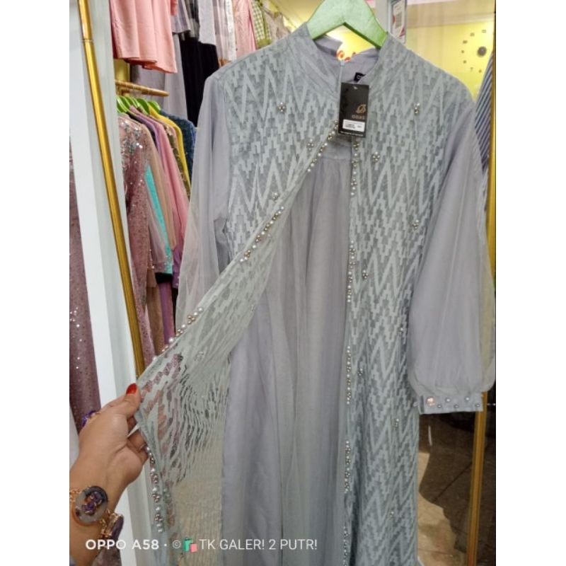 Gamis brokat premium import By Ozias