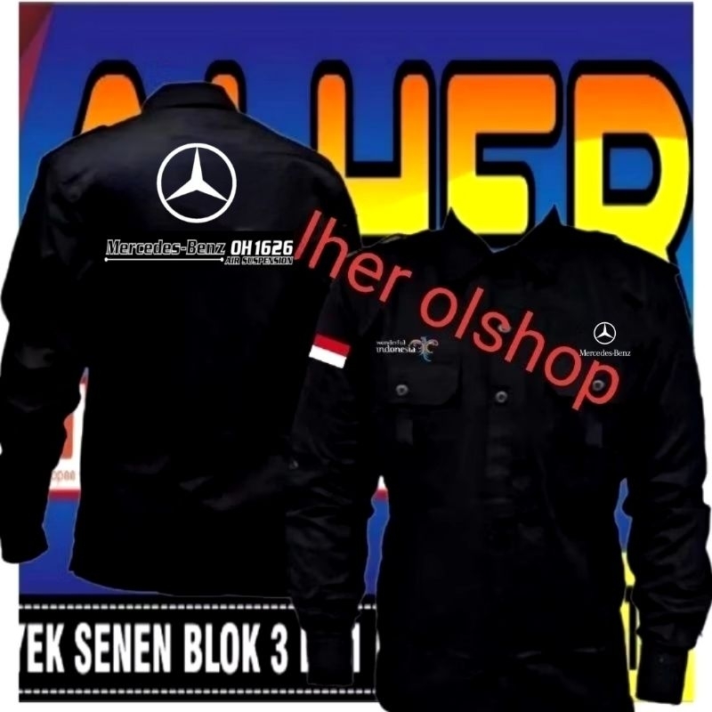 kemeja Mercedes Benz baju Mercedes Benz seragam Mercedes Benz Pdh Mercedes Benz Pdl Mercedes Benz ke