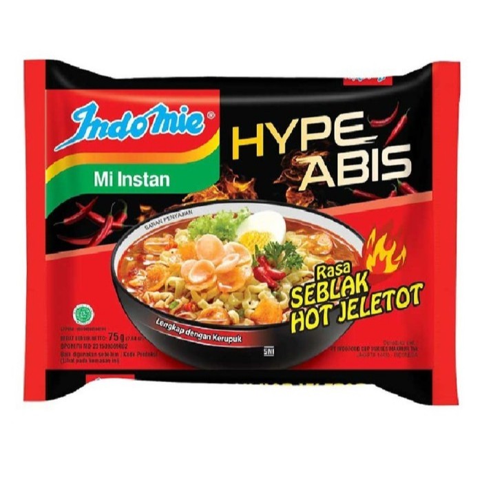 

indomie kuah hype abis seblak hot jeletot 85