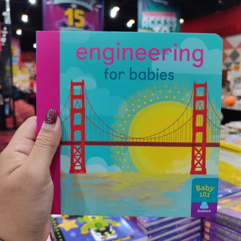 BIG BAD WOLF BOOKS – BABY 101 : ENGINEERING FOR BABIES - BUKU BOARD BOOK ANAK BBW IMPORT