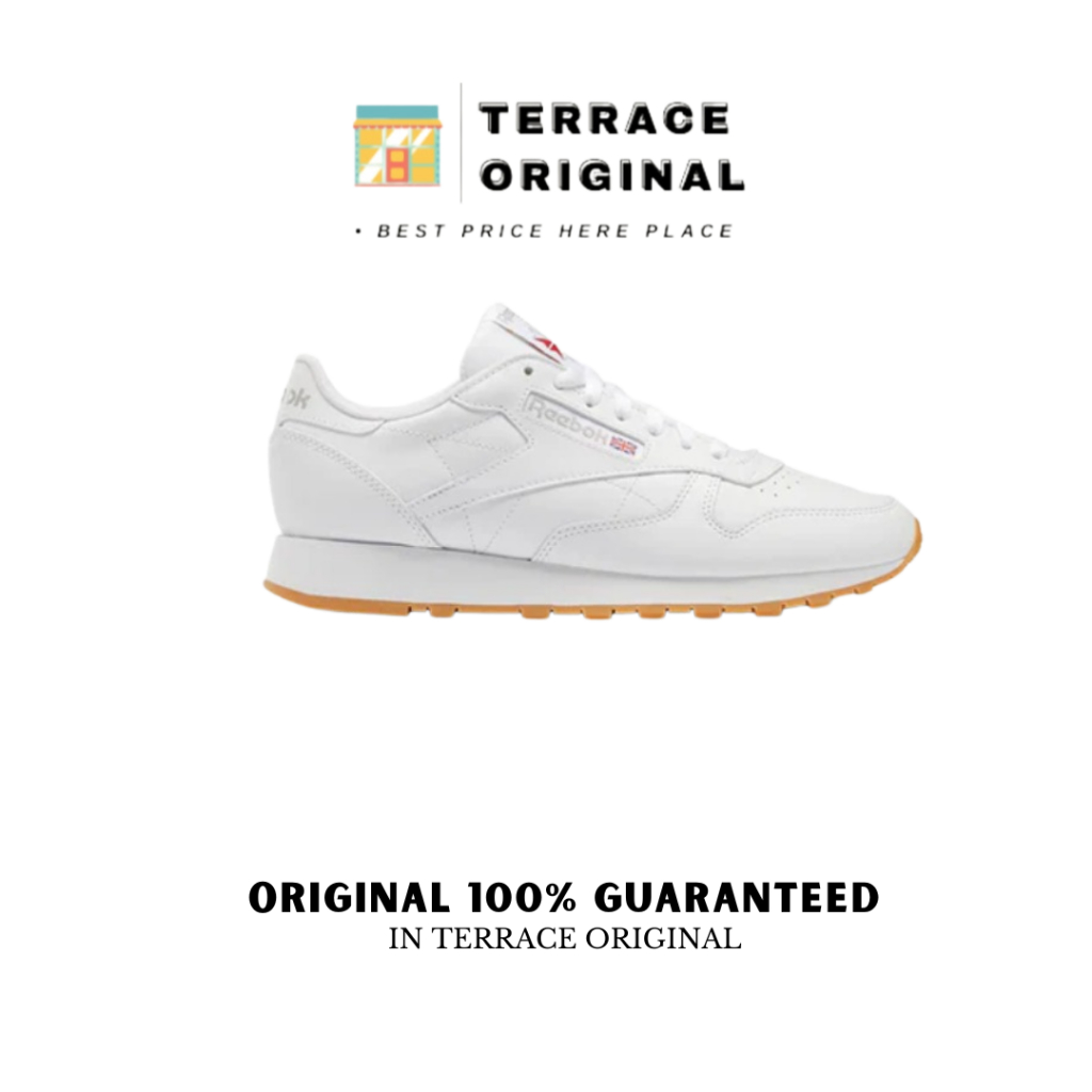 Sepatu Reebok Classic Leather White Gum