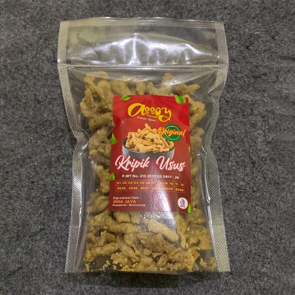 

Promo Keripik Usus Assoy 10ribu Ukuran Full Standing Pouch
