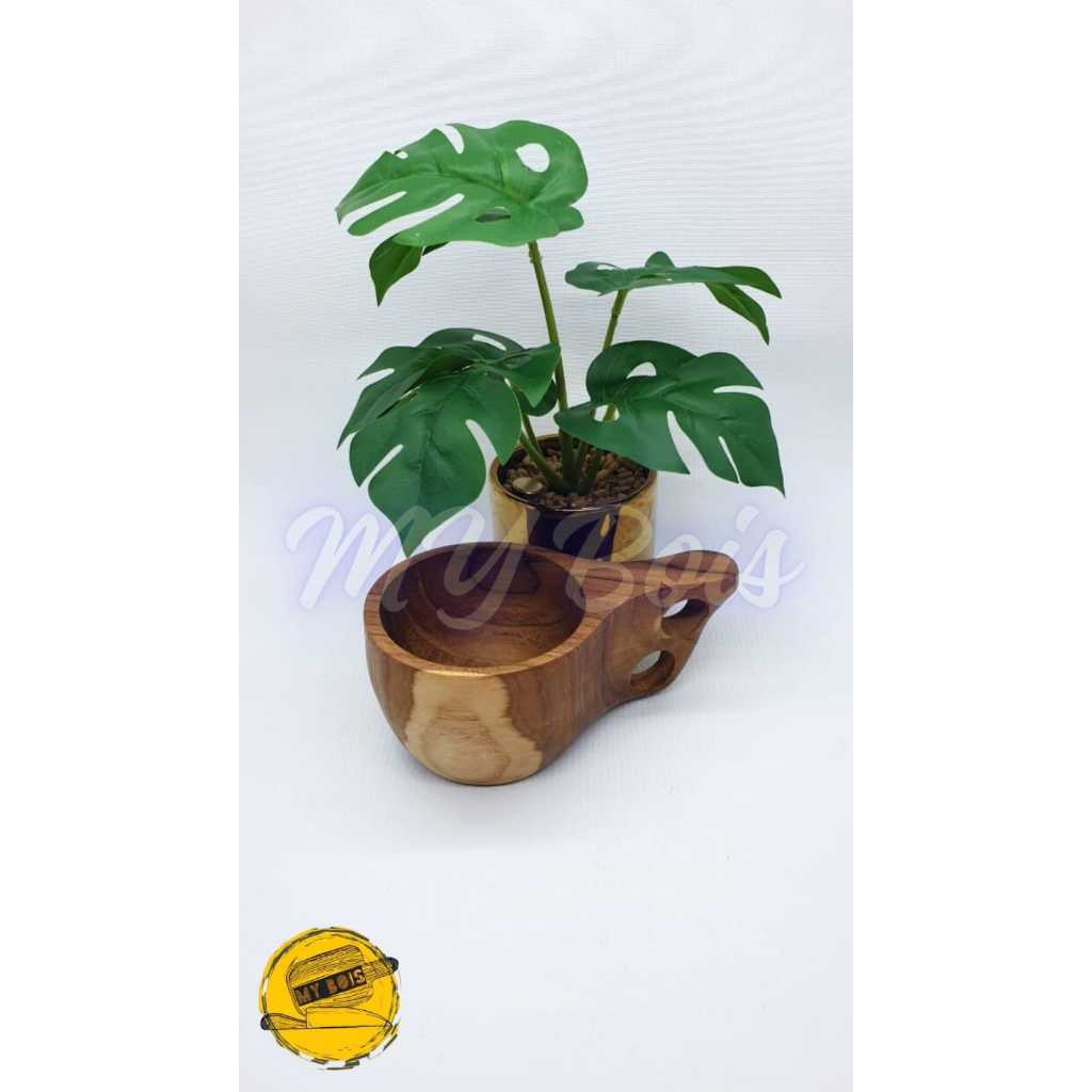 Gelas Kayu Finishing Natural Food Grade - MY Bois