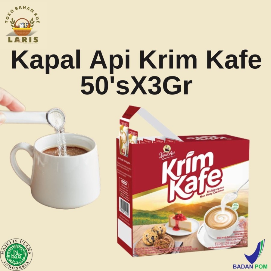 

KAPAL API KRIM KAFE KEMASAN 50X3 GRAM