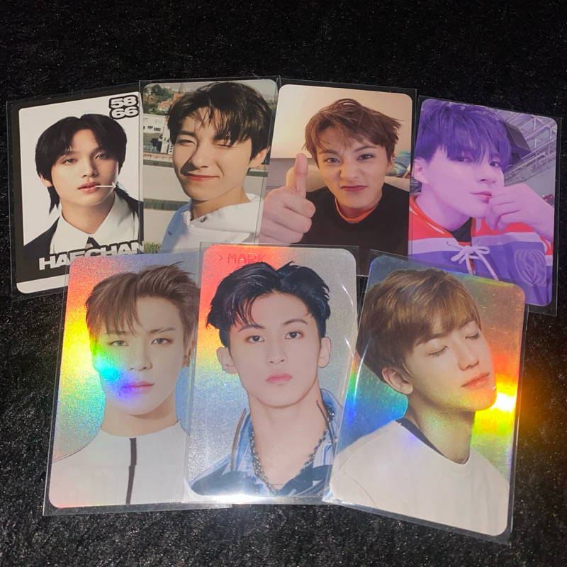 pc nct Haechan korek Renjun wink Mark jempol Jeno tinta Jeno holo universe  Mark holo superone Jaemi