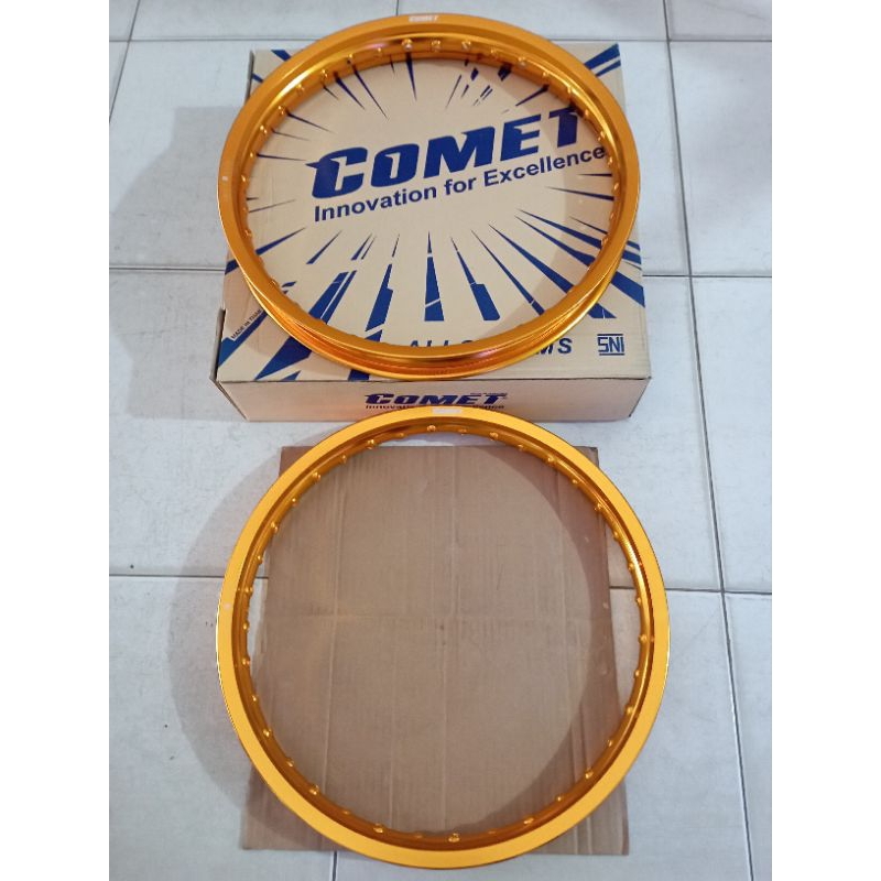 Lingkar 17x160 Gold Velg Comet Veleg motor