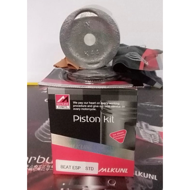 SEHER SET PISTON KIT BEAT ESP / BEAT POP / SCOOPY ESP K44 ORIGINAL MLKUNL