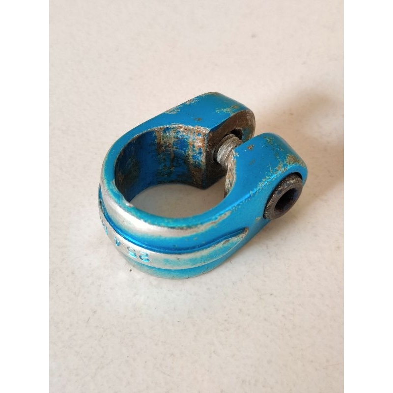 Seatclamp jepit pengunci tiang jok seatpost sadel oldschool bmx osbmx raleigh burner kuwahara haro d