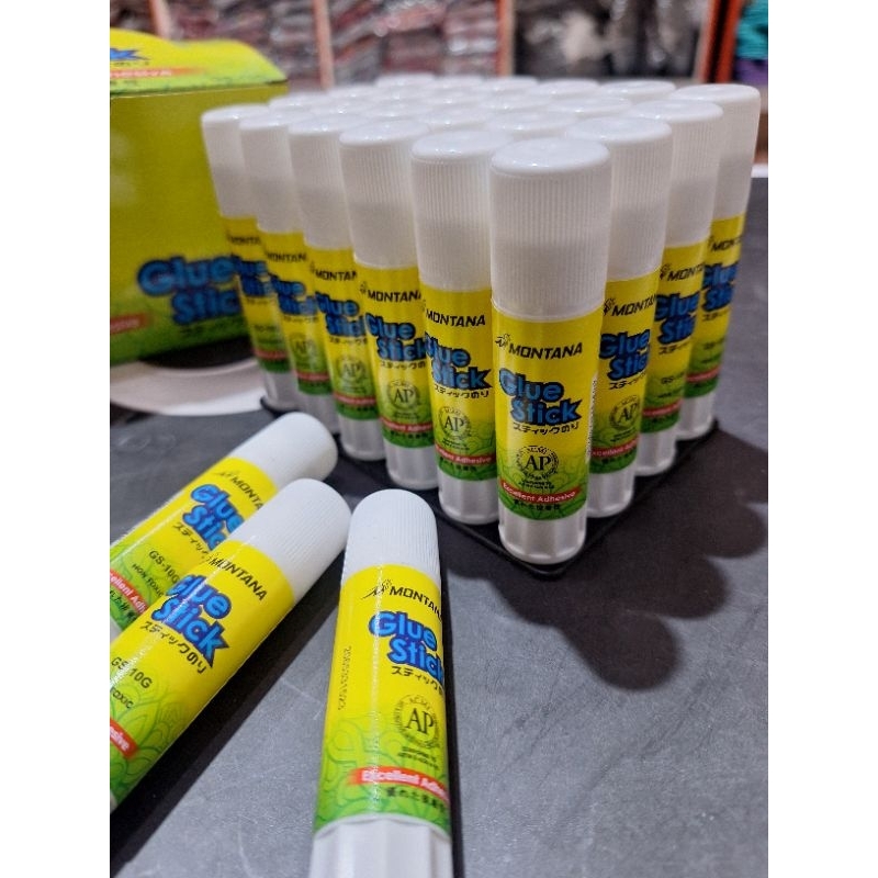 

Lem STICK isi 24Pcs- LEM GLUE STICK 10gr/Lem kertas/Lem Batangan/Lem glue
