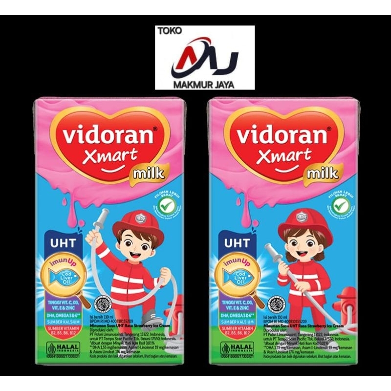 

Vidoran Xmart UHT Straw/Coklat 175ML