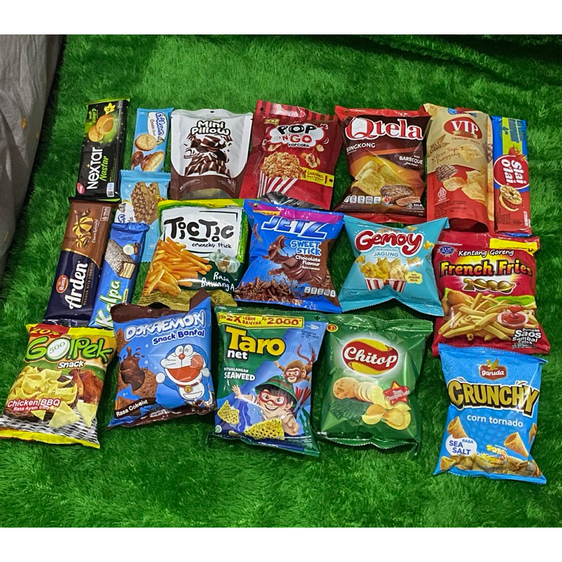 

paket snack /snack campur /jajanan murah bisa pilih varian jajanan campur