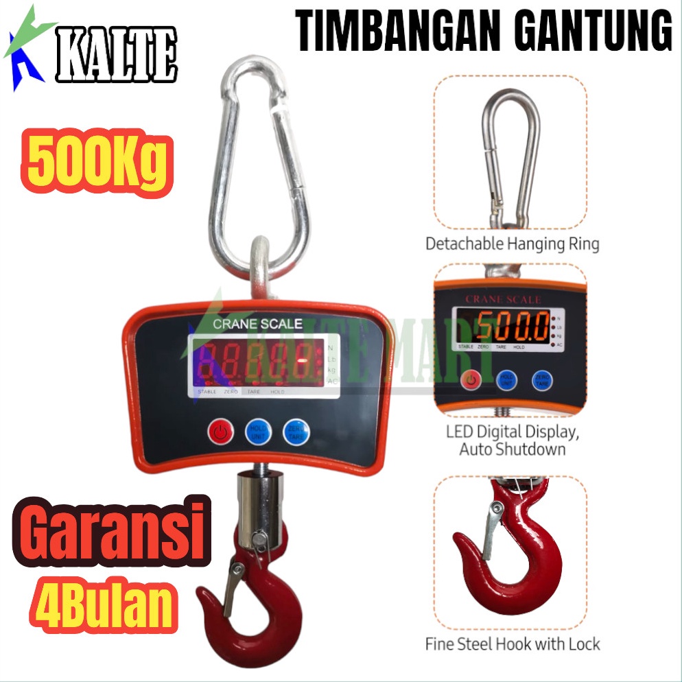 Terbaru Timbangan Gantung Digital Timbangan Barang Digital 5kg 2kg