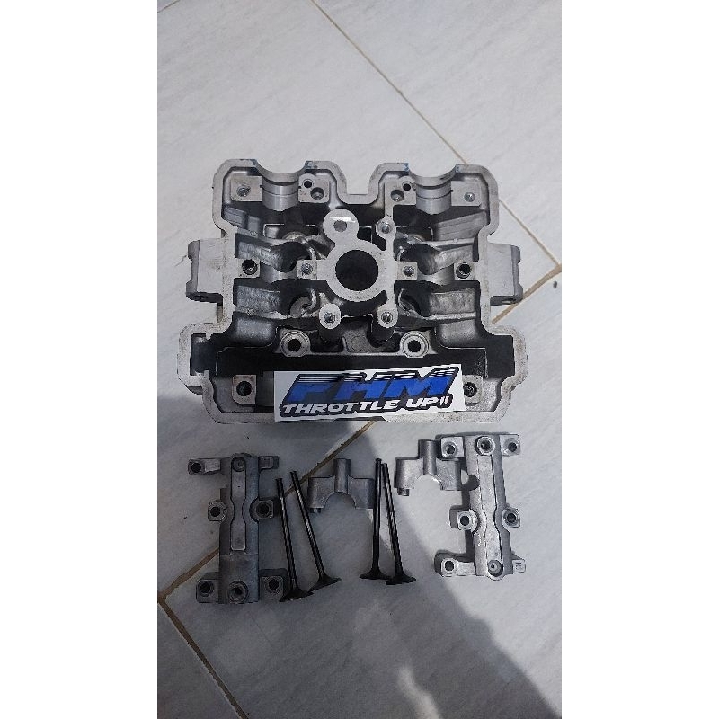Blok Head BRT Satria Fu klep Besar 24 22 Seating Albronze Cylinder Head Satria Fu Karbu FXR BRT Raci