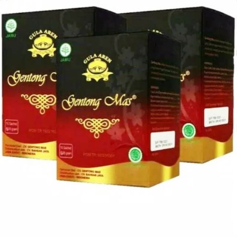 

[ PAKET 3 BOX ] GENTONG MAS GULA AREN HERBAL ORIGINAL