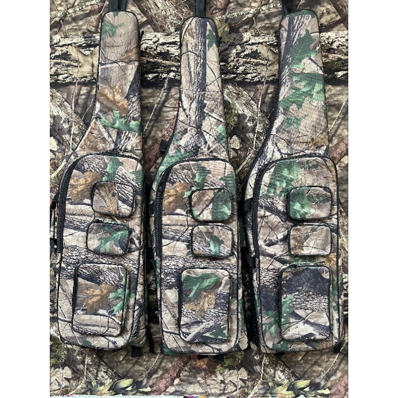 TAS SENNAPAN ANGIN PCP CAMO MODEL 4 Saku dan POMPA GX PANJANG 120 CM LEBAR 35 CM busa tebal berkuali
