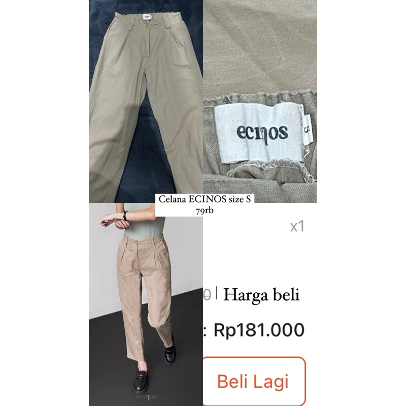 Preloved Ecinos Ruby Pencil Pants