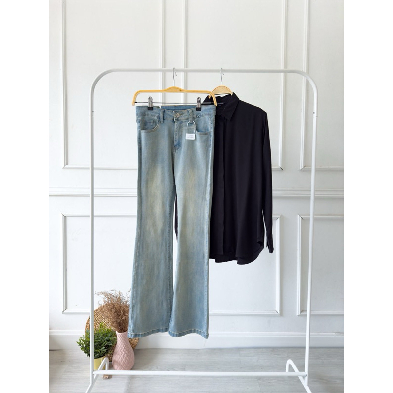 ABEL PANTS | CELANA PANJANG JEANS CUTBRAY WANITA