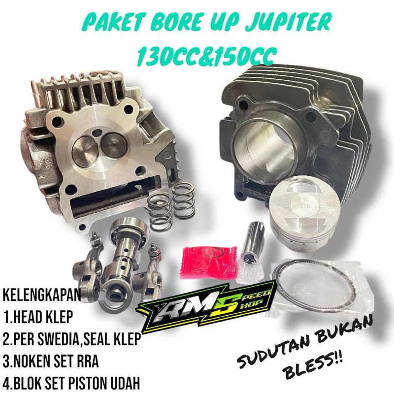 PAKET BOREUP JUPITER Z,5TP,VEGA CRYPTON 130CC-150CC
