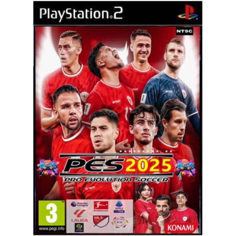KASET PS2 PES 2025 TERBARU TIMNAS PRO EVOLUTION SOCCER 2026 PS 2