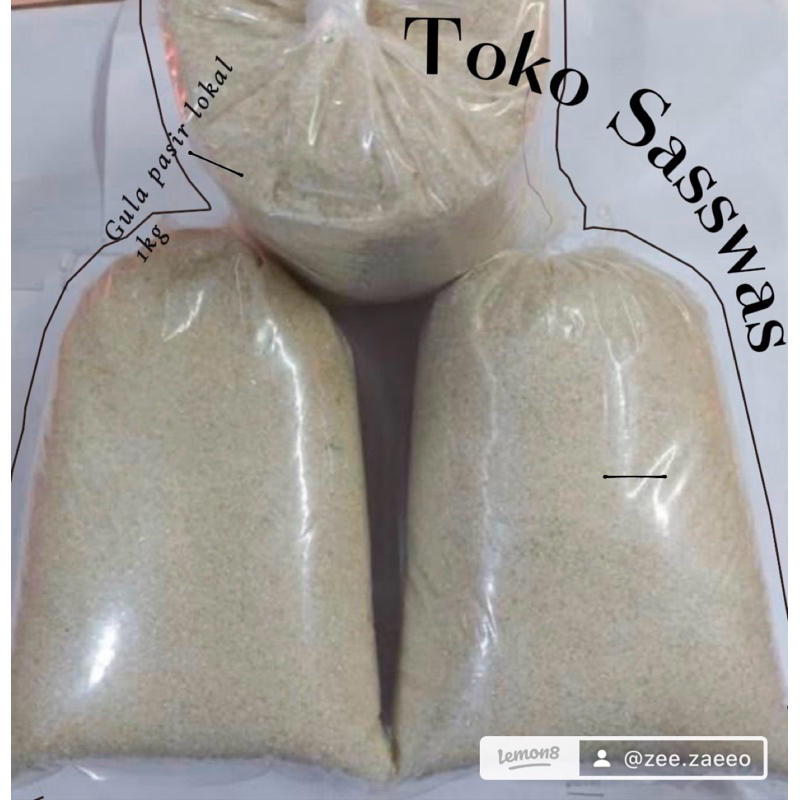 

Toko Sasswas Gula Pasir Lokal 1kg