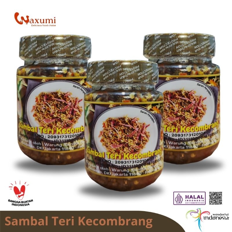 

Waxumi - Paket Bundle Sambal Teri Kecombrang 120g