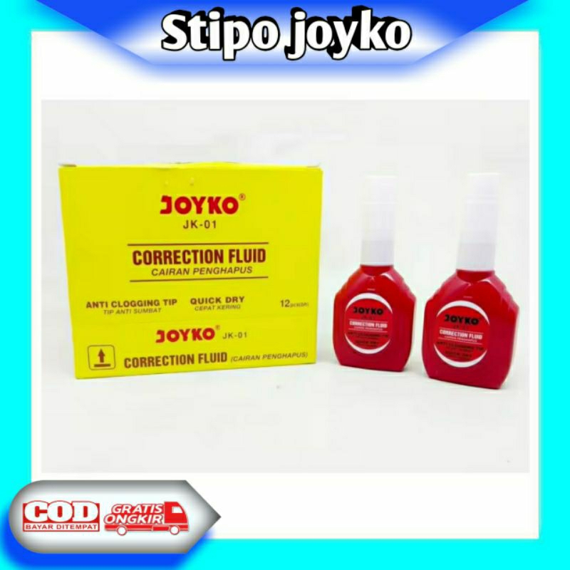 

Stipo Joyko Tipe X Cair Correction Fluid Pen