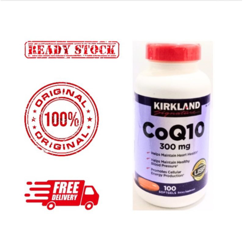 Kirkland COQ10 300mg 100 Softgels
