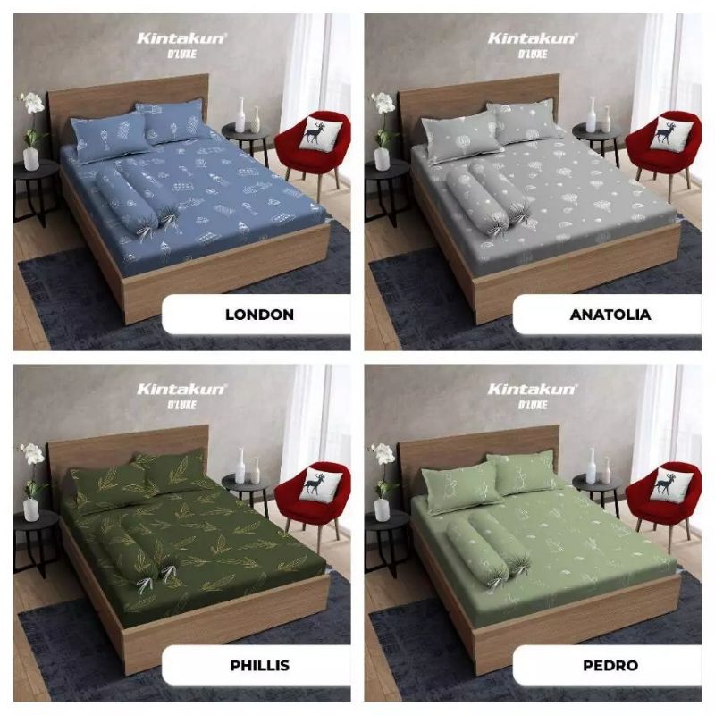 KINTAKUN GOLD SPREI FLAT QUEEN 160X200 TINGGI 30 T30