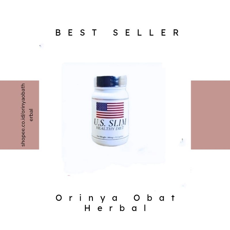 US Slim Amerika Kapsul Penurun Berat Badan Suplement Pelangsing Herbal
