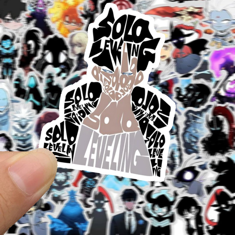 Stiker Anime Solo Leveling Sticker WaterProof Premium  Isi 21 pcs Kecil