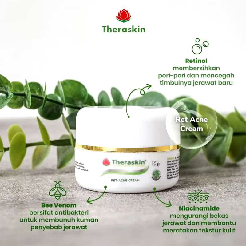 Theraskin cream malam flek