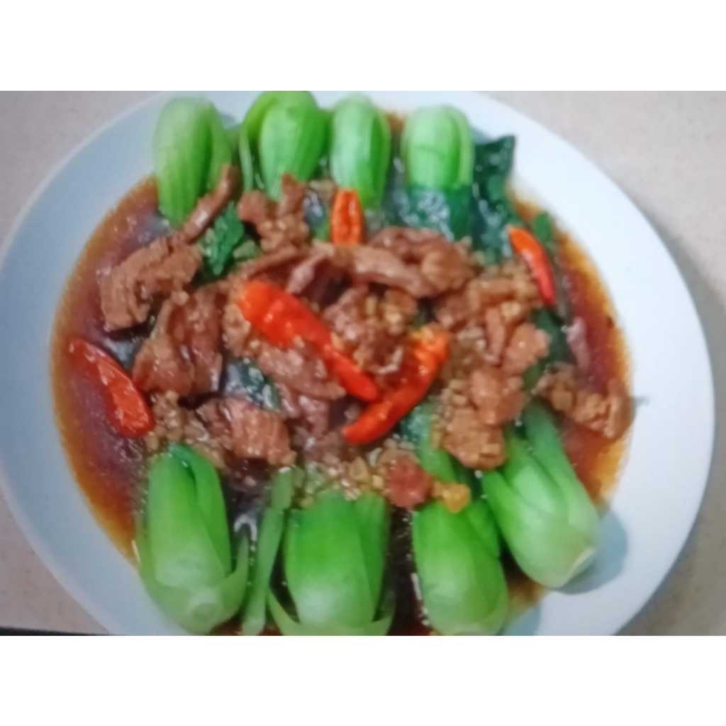 

frozen daging sapi cah pokcoy 250 gr