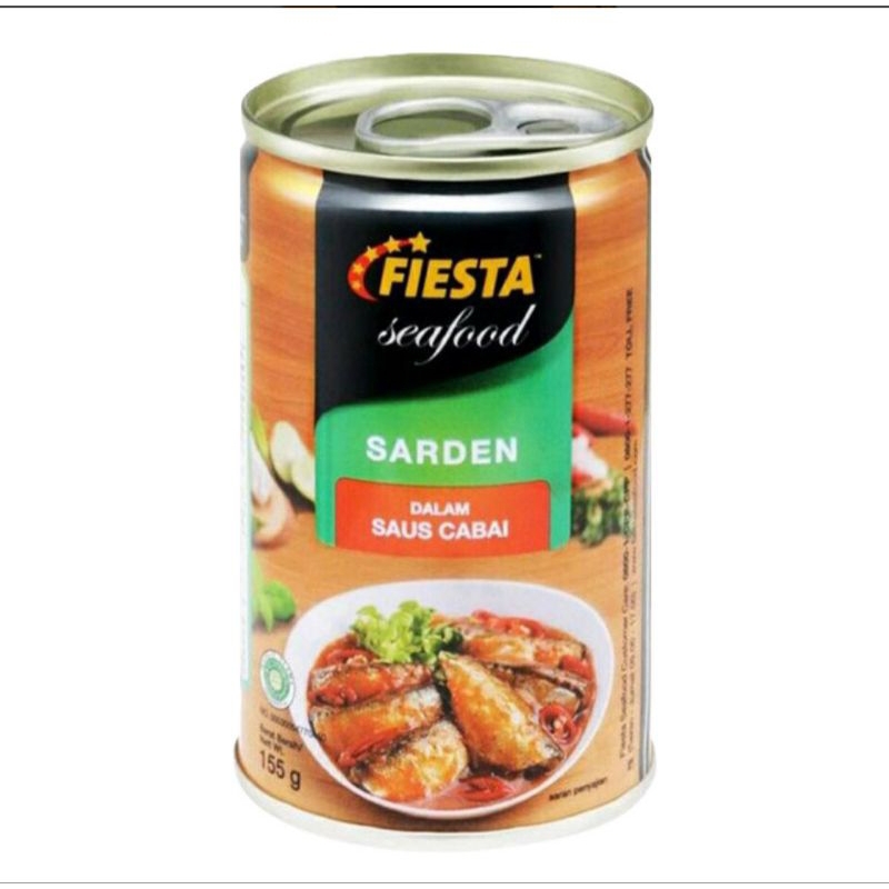 

Fiesta Seafood Sarden Saus Cabai Kaleng 155 g