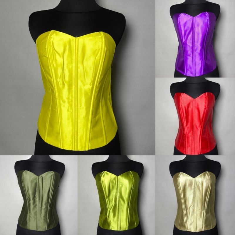 longtorso kebaya / longtorso satin resleting / bustier kebaya / kamisol satin / dalaman kebaya