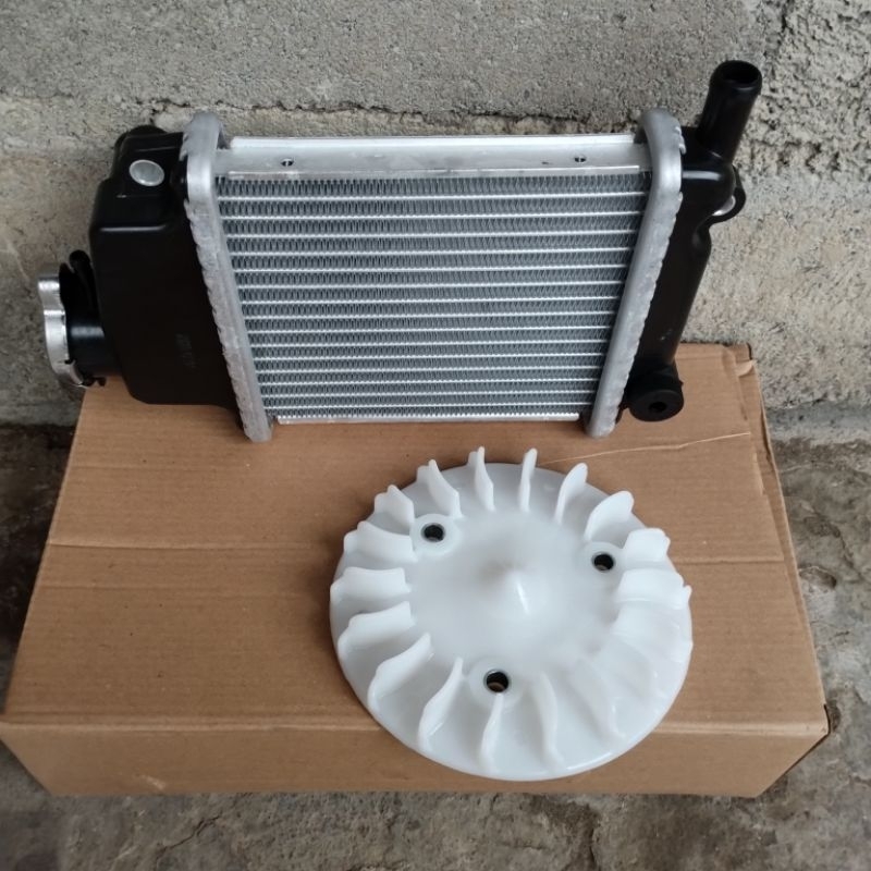 Radiator vario 110 vario techno 110 karbu set kipas